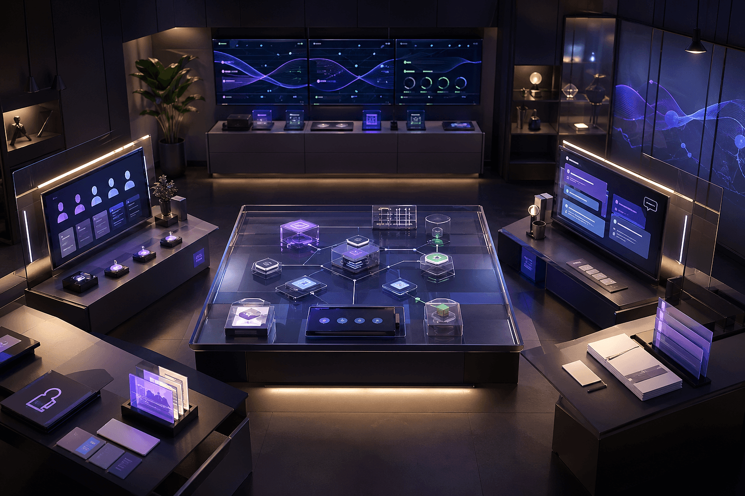 Proxy reseller operations room showing customer, billing, support, and monitoring workflows