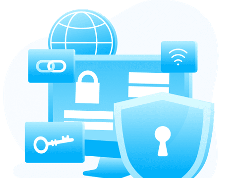 Proxy server testing and IP address masking workflow diagram